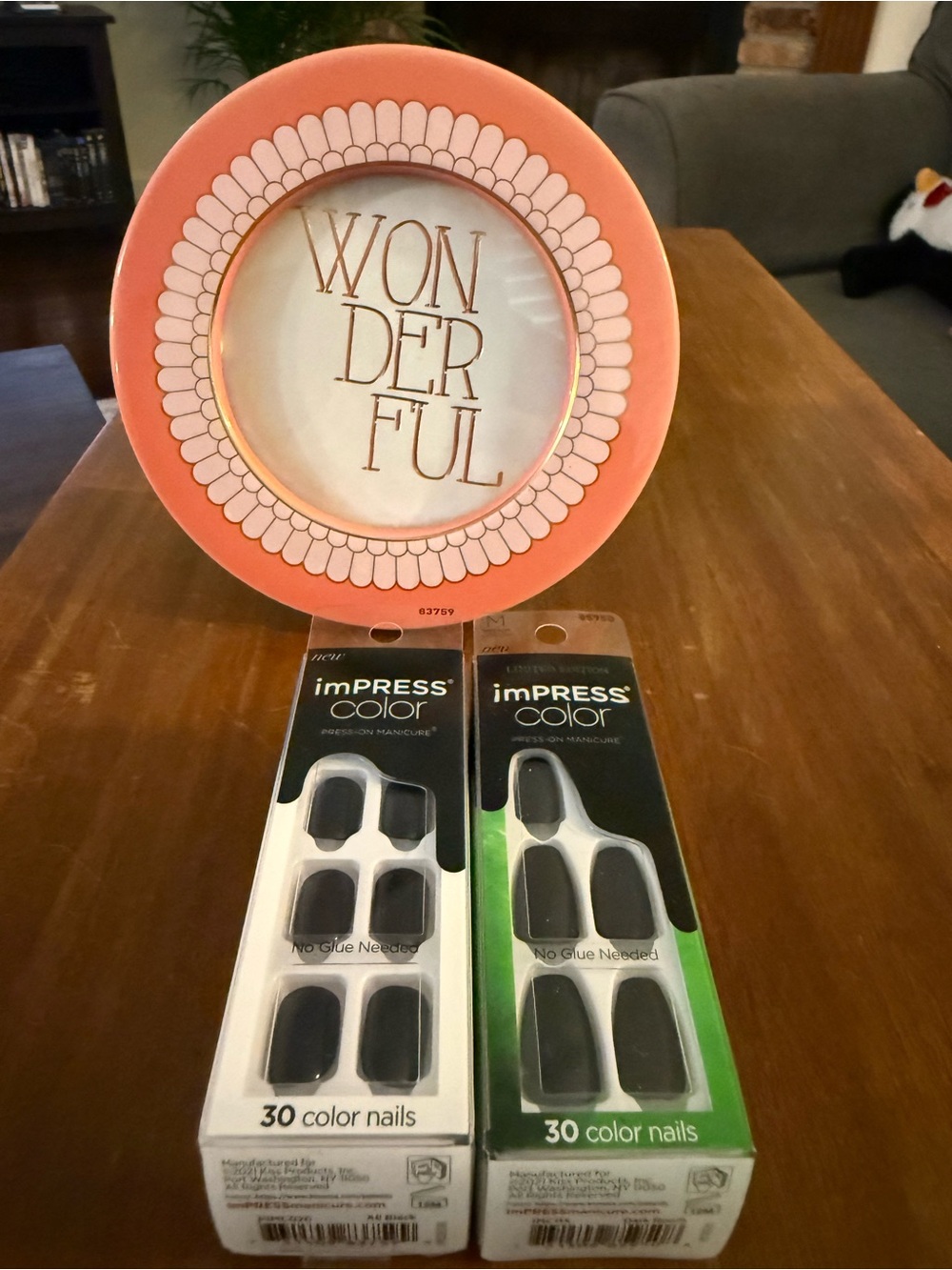 Kiss imPRESS Color Black Press-On Nails